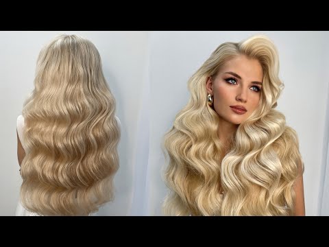 Amazing hairstyle Hollywood Waves tutorial