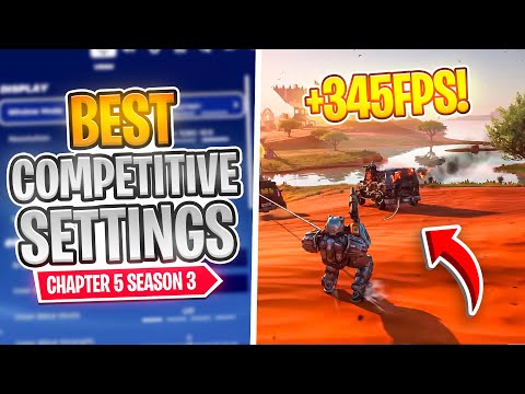 BEST Competitive Settings in Fortnite CHAPTER 5 Season 3! 🔧 (FPS BOOST, Nvidia Settings, Colorblind)