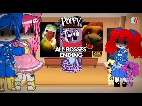 Poppy Playtime React - Indigo Park Chapter 1 - All Bosses + Ending - Gacha Nebula