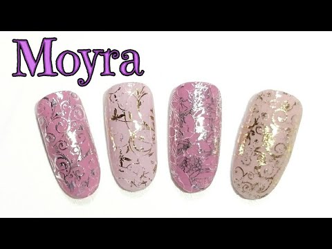 【Moyra】ホイルポリッシュで上品華やかアート🌼