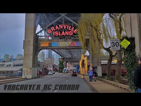 Exploring Granville Island in Vancouver, BC Canada - 4K