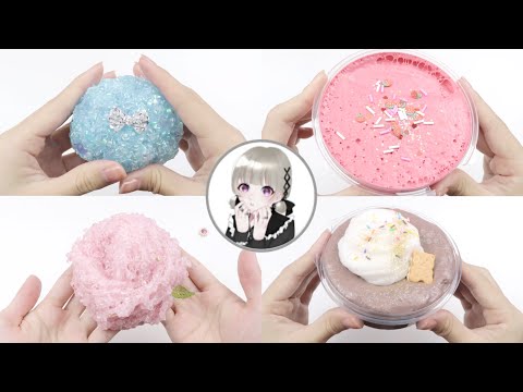 〖ASMR〗@UT_TU_ruruslime. 様から購入したスライムのレビュー🥀￤Slime review