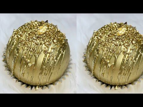 How To Make GOLD COCOA BOMBS!