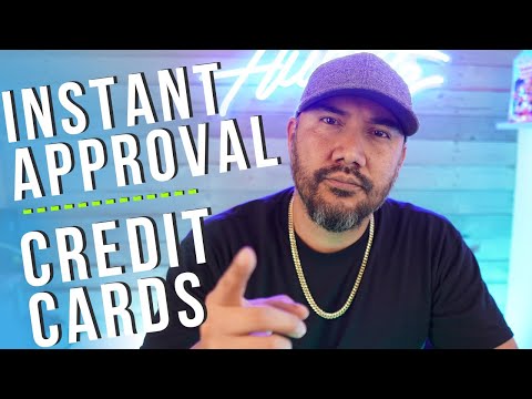 5 INSTANT APPROVAL CREDIT CARDS 🔥