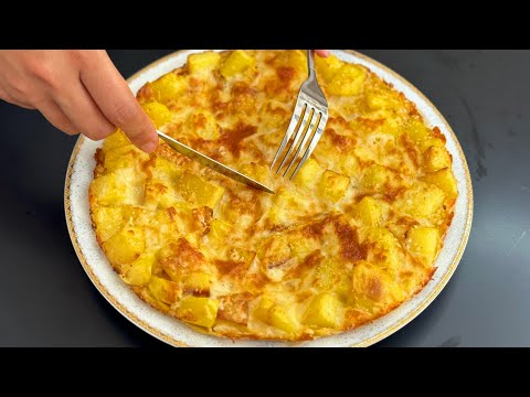 Easy recipe of 3 potatoes and 5 eggs! Super delicious and simple potato and egg recipe