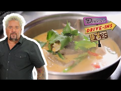 Guy Can't Stop Eating Authentic Southern Thai in CA | Diners, Drive-Ins and Dives | Food Network