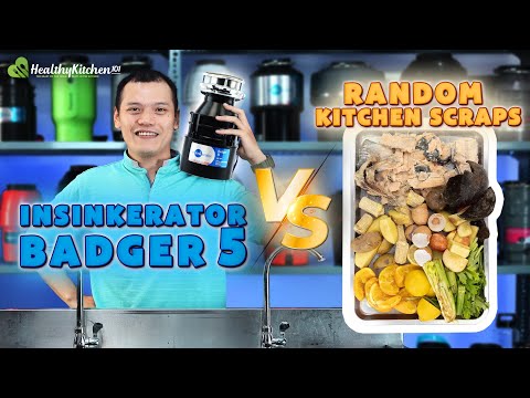 InSinkErator Badger 5 1/2-HP Garbage Disposal Performance Review: Scrap Mix Test