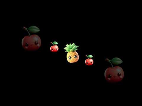 Funny Fruits Sensory Video Shorts #41 #highcontrast #BabySensory #babydiscovery #babyeducation