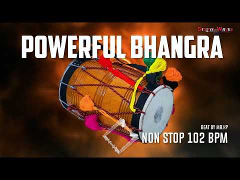 High Speed bhangra beat | Best punjabi Energetic beat | TOP RATED  Dhol Beat Best Practice Bhangra