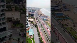 Vizag Beach road from the top😍 | #vizag #visakhapatnam #beach #vizagforever #sea #ocean #nature