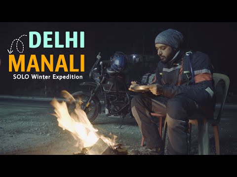 Delhi to Manali on Bike Solo | Winter Ride 2024