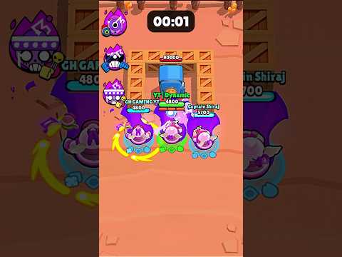 3 Same Hypercharge Brawler Vs Heist Safe #brawlstars #shorts