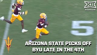 Arizona State Halts BYU 4th Quarter Drive with INT