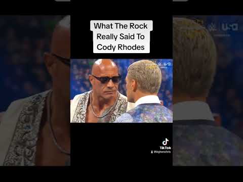 The Final Boss Has Spoken! #mana #therock #wweraw #goosebumps