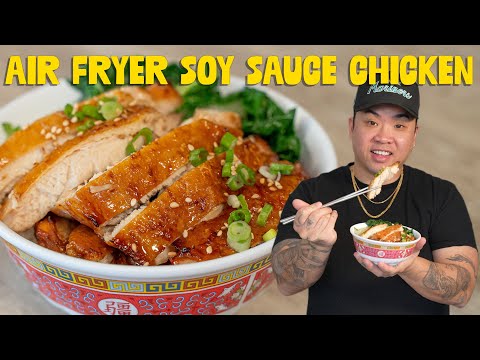 Air Fryer Soy Sauce Chicken Longform