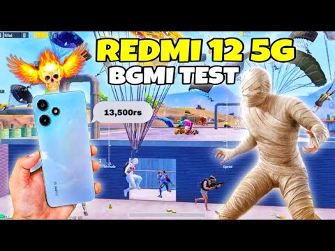 REDMI 12 5G BGMI TEST SMOOTH + 40FPS