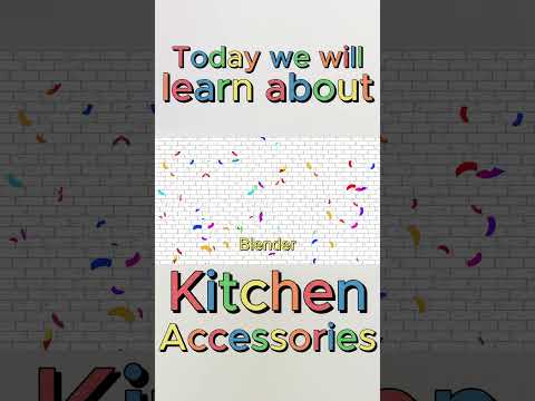 Kitchen Utensils Names And Pictures | Kitchen For Kids | Educational Video For Toddlers