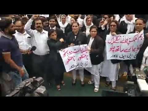 Lahore: Lawyers Rally in Lahore For Demanding Election In 90 Day #trending #viral