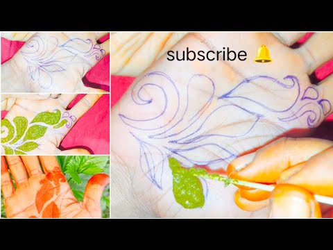 How To Apply Menhdi Design For Hand || Natural Menhdi Designs || new Designs || latest new designs