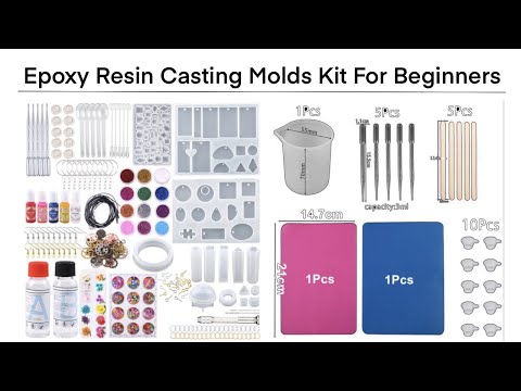 Epoxy Resin Casting Molds Kit For Beginners / Epoxy Jewelry Making Kit