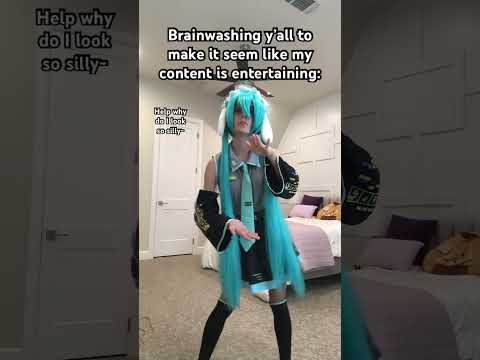 Ahahah 😅🥲 #vocaloid #hatsunemiku #miku #cosplay #silly #ashwolf323