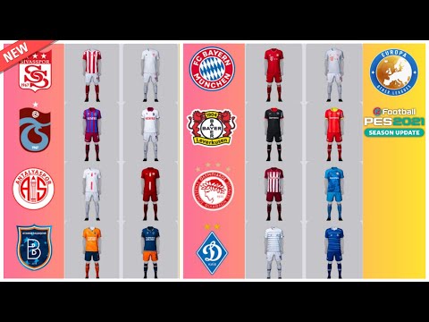 ALL Top Best Kits in PES 2021 Mobile |No Patch| Efootball PES 2021 (PART2)