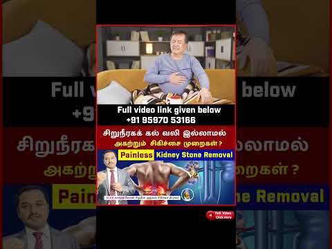 Kidney Stone Removal: The Pain-Free Solution - சிறுநீரக கல் வலி இல்லாமல் அகற்றும் சிகிச்சை முறைகள்?