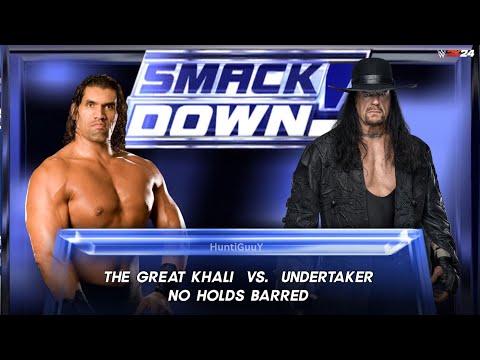 FULL MATCH - The Undertaker vs. The Great Khali – No Holds Barred Match: SmackDown