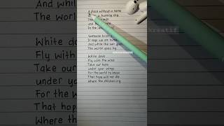 Let's sing and learn English : White Dove (Verse 1, Verse 2, Chorus) | By : Scorpions #shorts