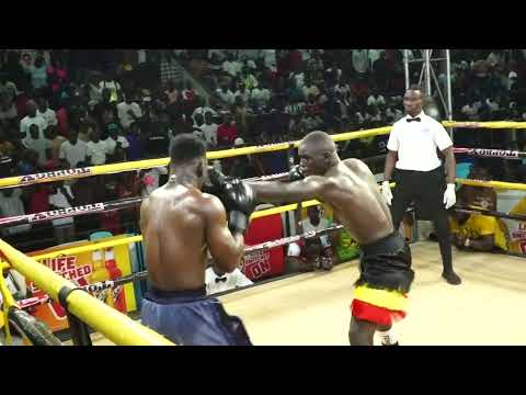 KIMERA EDWARD VS NERRICK BULABE IN PROFESSIONAL BOXING AT LUGOGO ARENA