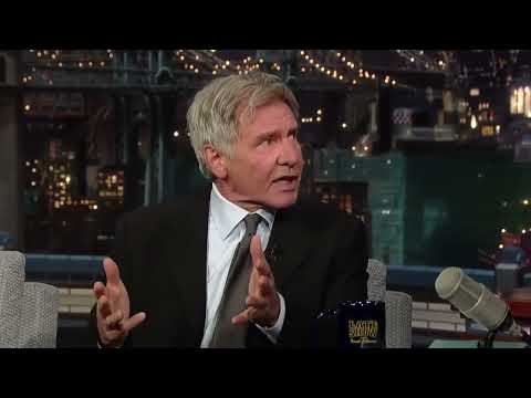 Harrison Ford cracks a joke on Letterman