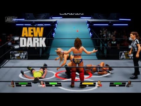 AEW DARK THUNDER ROSA AND WILD BAY VS DR BRITT BAKER AND TAY MELO!!!!!!!!!!