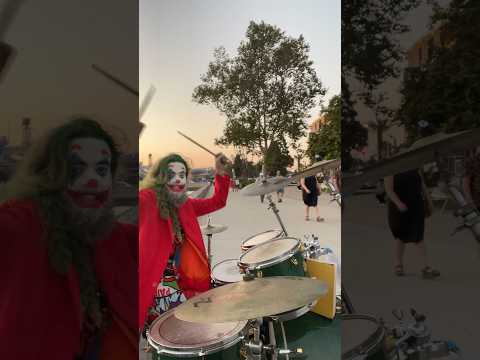 Playing Drums As Joker During ComicCon 🤘🏻🤡