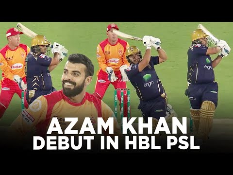 REWIND BACK TO 2020: Young Azam Khan Scores Maiden PSL Fifty Against United | HBL PSL 2020 | MB2K