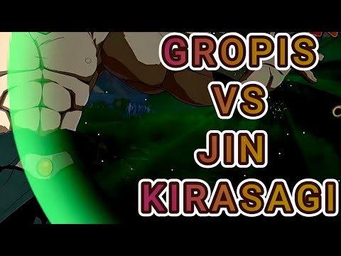 JIN KISARAGI VS GROPIS [Dragon Ball FighterZ]