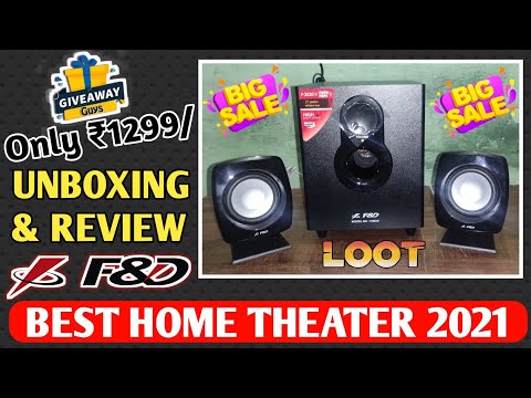 best home theater system 2021 | best sound box for home | best music system for home, f&d - unboxing