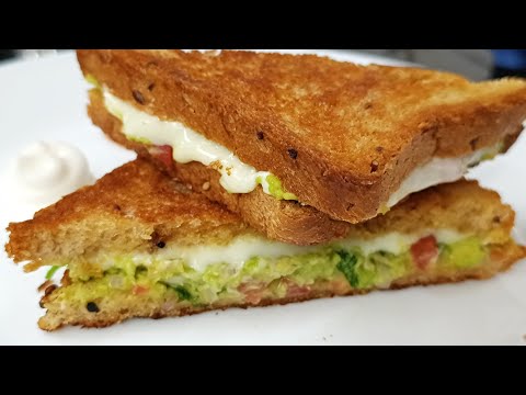 Avocado🥑తో sandwich ఎప్పుడైన చేసారా ?|cheesy avocado sandwich in 10min|super healthy breakfast|tasty