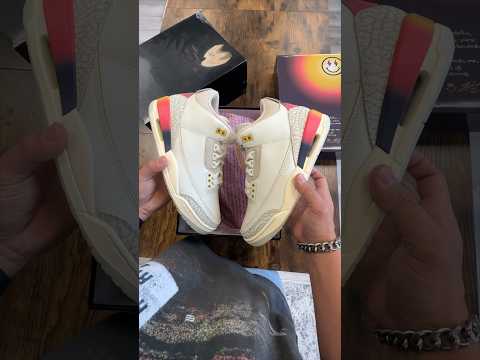 Unboxing and Detailed look at the @jbalvin x @jumpman23 Jordan 3 “Medellin Sunset”