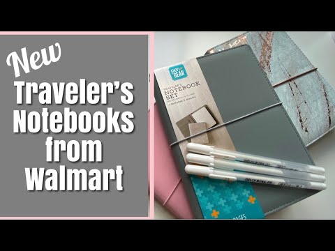 TRAVELER’S NOTEBOOKS from WALMART - Pen + Gear | Affordable TN Bullet Journal Style Inserts