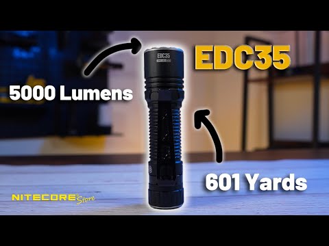 Most Powerful Compact EDC Tactical Flashlight Yet! | Nitecore EDC35 Full Review