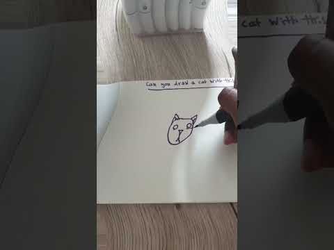 drawing a cat is IMPOSSIBLE? @scottfrenzel #cat #challenge #art