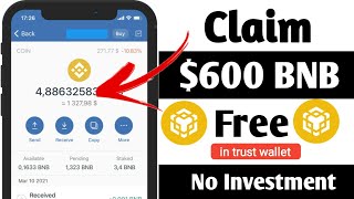 Free BNB Airdrop - Claim Free 20 BNB In Trust Wallet - Free Token | No Investment