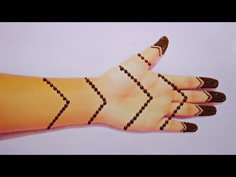 New Easy Simple Full Hand Mehndi Design | Easy henna design | Mehndi Design | Mehandi ki Design