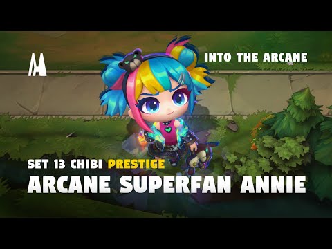 CHIBI PRESTIGE ARCANE SUPERFAN ANNIE | FINISHER, EMOTES, BOOM | TFT SET 13