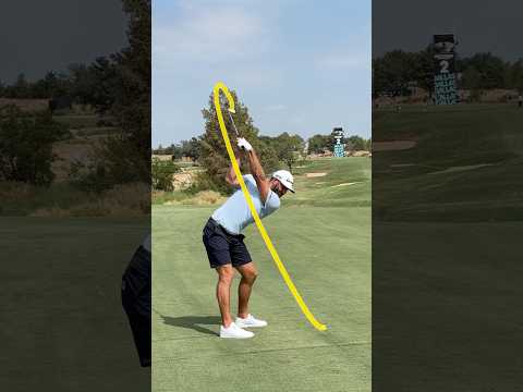 Dustin Johnson golf swing on Shot Tracer Pro for Mac and PC.