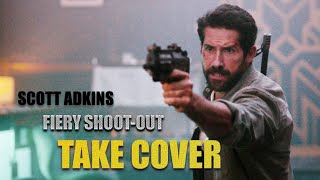 Take Cover Action Clip - Fiery Shoot-Out - Scott Adkins