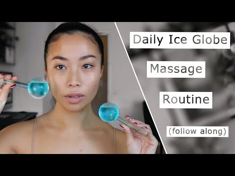 Daily Ice Globes Massage Routine - Follow Along Tutorial