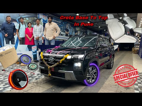 Creta Base To Top In Pune | Creta Base Model Modified✅ Creta Modification 2024 | Creta 2024 modified