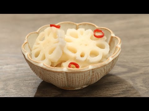 Gorgeous! Refreshing! How to make vinegared lotus root