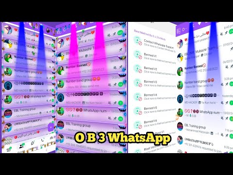 New update OB3 WhatsApp/Number Banned unbanned, Number otp problem solve,✍𝐃 𝐉༆𝟮𝟭𝟲✍